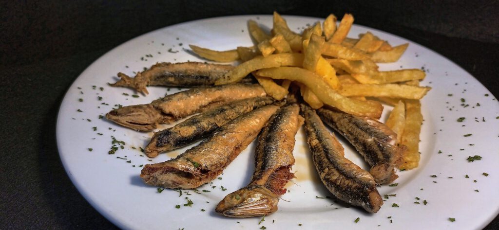 Boquerones fritos